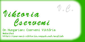 viktoria cserveni business card