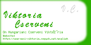 viktoria cserveni business card